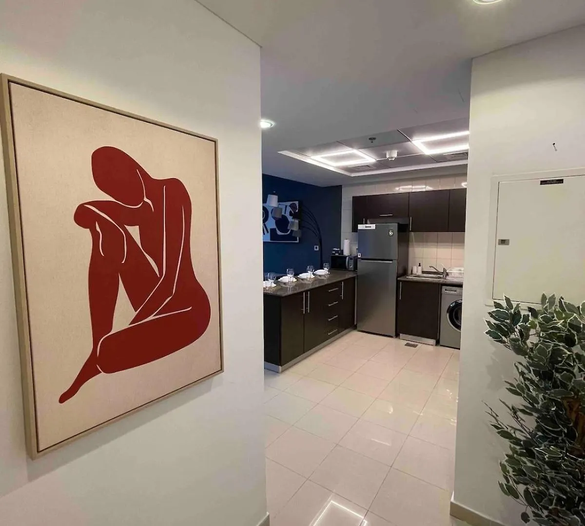 Lägenhet Modern One-Bedroom In Heart Of Marina Dubai Förenade Arabemiraten
