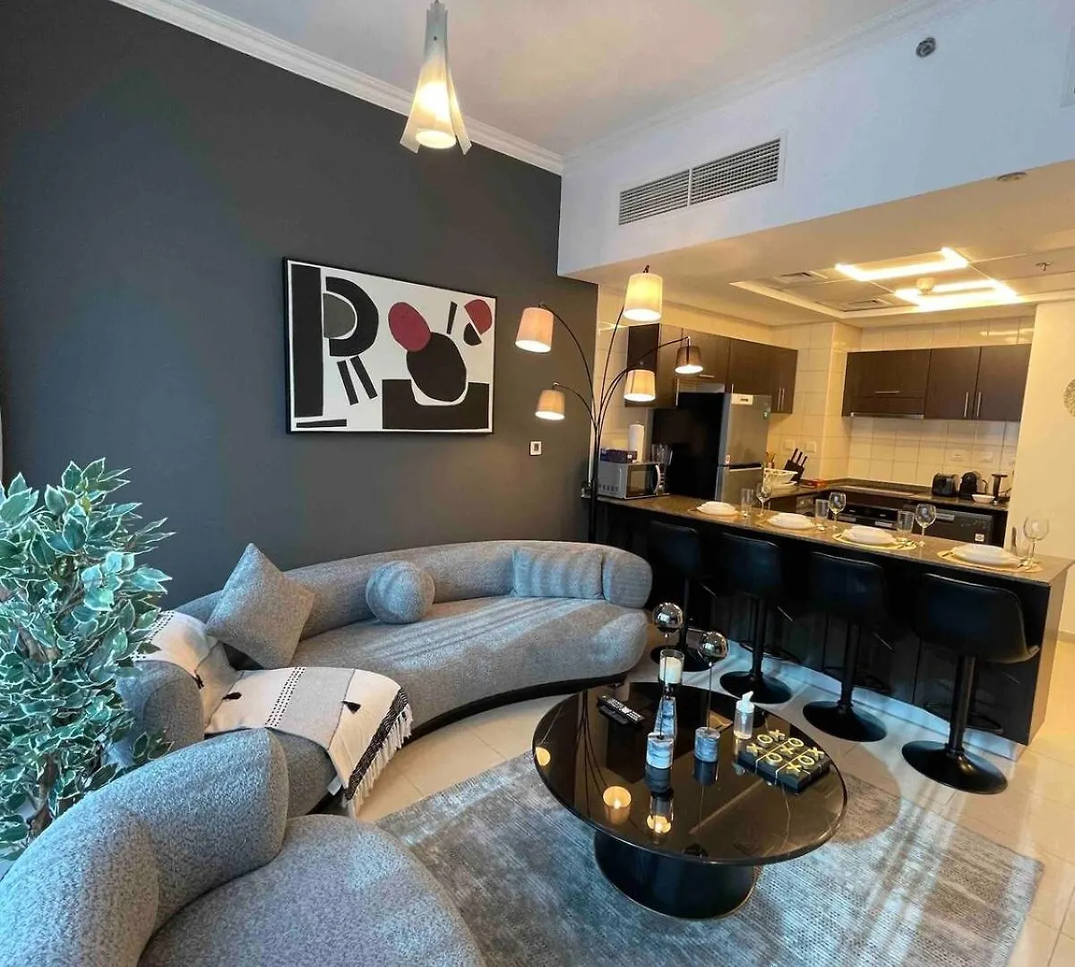 Modern One-Bedroom In Heart Of Marina Dubai Lägenhet