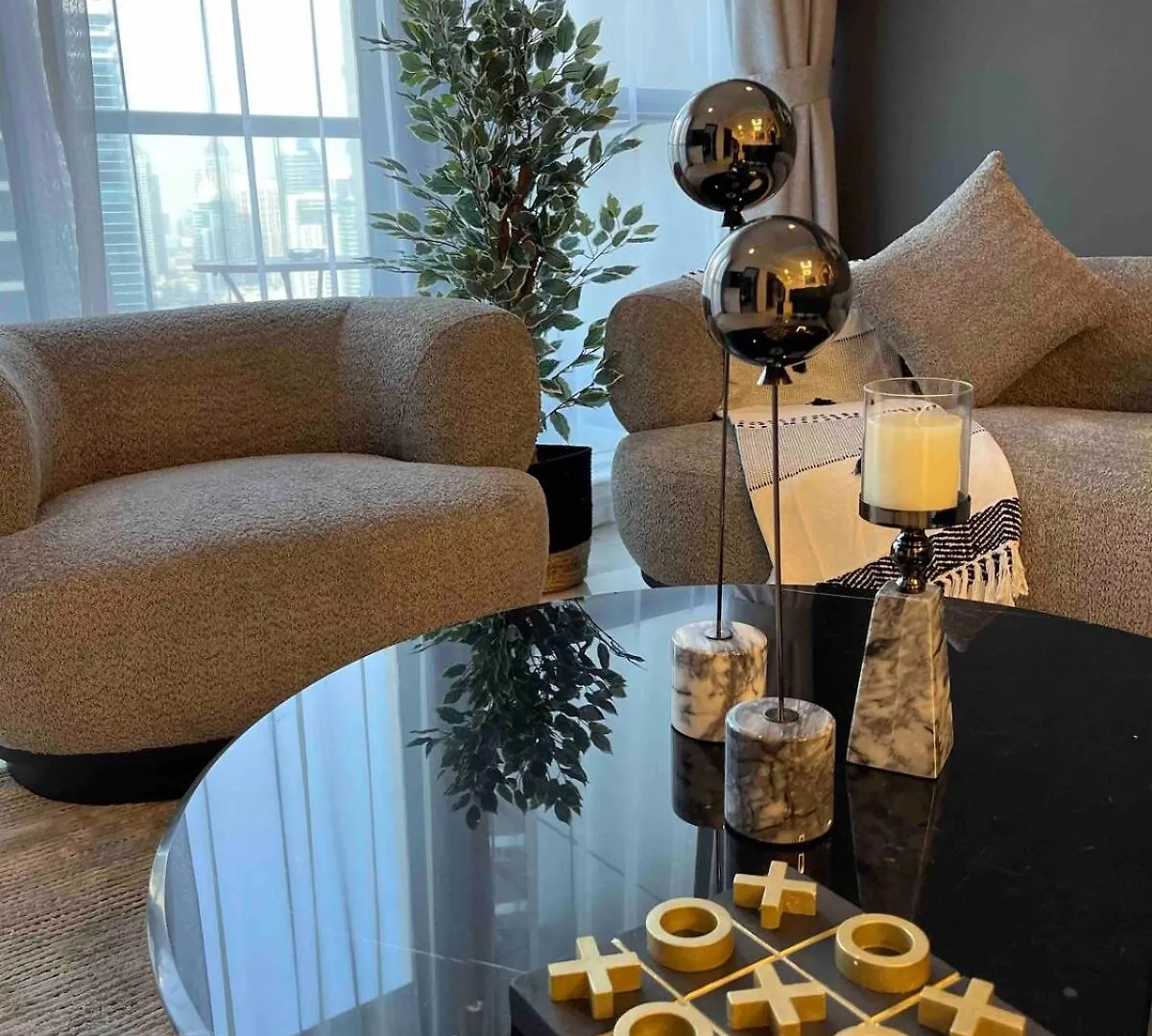 Modern One-Bedroom In Heart Of Marina Dubai 0*,